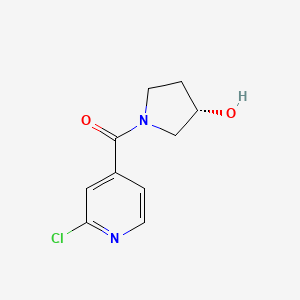 molecular formula C10H11ClN2O2 B7912471 (2-Chloro-pyridin-4-yl)-((S)-3-hydroxy-pyrrolidin-1-yl)-methanone 