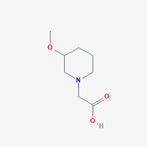 molecular formula C8H15NO3 B7912738 (3-Methoxy-piperidin-1-yl)-acetic acid 