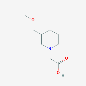 molecular formula C9H17NO3 B7912797 (3-Methoxymethyl-piperidin-1-yl)-acetic acid 