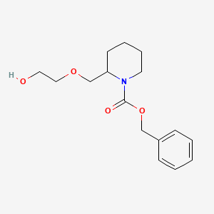 molecular formula C16H23NO4 B7913104 2-(2-Hydroxy-ethoxymethyl)-piperidine-1-carboxylic acid benzyl ester 