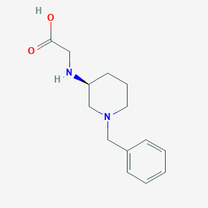 molecular formula C14H20N2O2 B7913105 ((S)-1-Benzyl-piperidin-3-ylamino)-acetic acid 