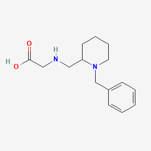 molecular formula C15H22N2O2 B7913114 [(1-Benzyl-piperidin-2-ylmethyl)-amino]-acetic acid 