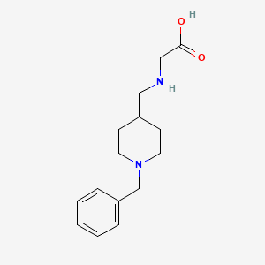 molecular formula C15H22N2O2 B7913118 [(1-Benzyl-piperidin-4-ylmethyl)-amino]-acetic acid 