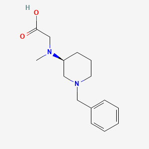 molecular formula C15H22N2O2 B7913125 [((S)-1-Benzyl-piperidin-3-yl)-methyl-amino]-acetic acid 