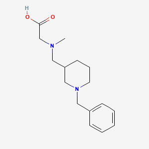 molecular formula C16H24N2O2 B7913140 [(1-Benzyl-piperidin-3-ylmethyl)-methyl-amino]-acetic acid 