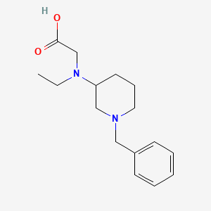 molecular formula C16H24N2O2 B7913146 [(1-Benzyl-piperidin-3-yl)-ethyl-amino]-acetic acid 