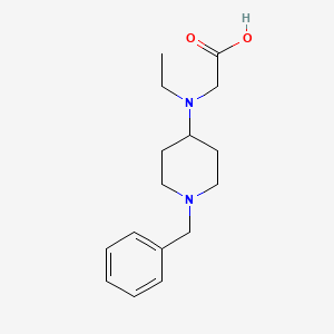 molecular formula C16H24N2O2 B7913155 [(1-Benzyl-piperidin-4-yl)-ethyl-amino]-acetic acid 
