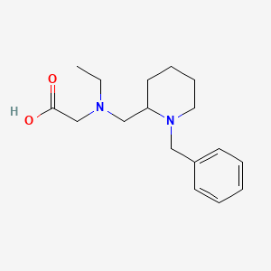 molecular formula C17H26N2O2 B7913162 [(1-Benzyl-piperidin-2-ylmethyl)-ethyl-amino]-acetic acid 
