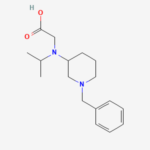molecular formula C17H26N2O2 B7913175 [(1-Benzyl-piperidin-3-yl)-isopropyl-amino]-acetic acid 