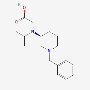 molecular formula C17H26N2O2 B7913177 [((S)-1-Benzyl-piperidin-3-yl)-isopropyl-amino]-acetic acid 