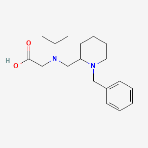 molecular formula C18H28N2O2 B7913184 [(1-Benzyl-piperidin-2-ylmethyl)-isopropyl-amino]-acetic acid 