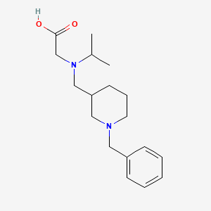 molecular formula C18H28N2O2 B7913191 [(1-Benzyl-piperidin-3-ylmethyl)-isopropyl-amino]-acetic acid 