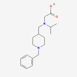 molecular formula C18H28N2O2 B7913197 [(1-Benzyl-piperidin-4-ylmethyl)-isopropyl-amino]-acetic acid 