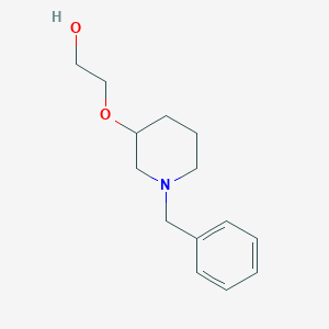 molecular formula C14H21NO2 B7913203 2-(1-Benzyl-piperidin-3-yloxy)-ethanol 