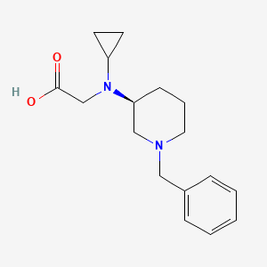 molecular formula C17H24N2O2 B7913208 [((S)-1-Benzyl-piperidin-3-yl)-cyclopropyl-amino]-acetic acid 