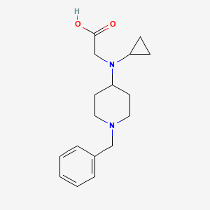 molecular formula C17H24N2O2 B7913212 [(1-Benzyl-piperidin-4-yl)-cyclopropyl-amino]-acetic acid 