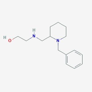 molecular formula C15H24N2O B7913234 2-[(1-Benzyl-piperidin-2-ylmethyl)-amino]-ethanol 