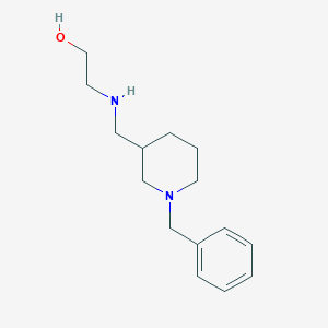 molecular formula C15H24N2O B7913238 2-[(1-Benzyl-piperidin-3-ylmethyl)-amino]-ethanol 