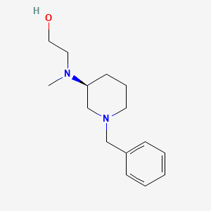 molecular formula C15H24N2O B7913246 2-[((S)-1-Benzyl-piperidin-3-yl)-methyl-amino]-ethanol 