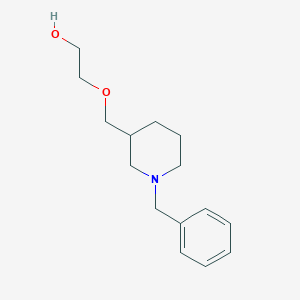 molecular formula C15H23NO2 B7913261 2-(1-Benzyl-piperidin-3-ylmethoxy)-ethanol 