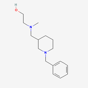 molecular formula C16H26N2O B7913268 2-[(1-Benzyl-piperidin-3-ylmethyl)-methyl-amino]-ethanol 