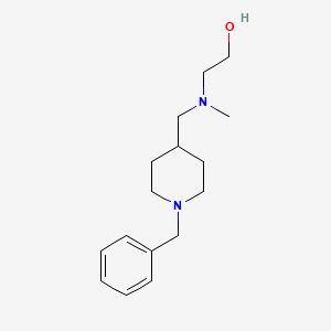 molecular formula C16H26N2O B7913276 2-[(1-Benzyl-piperidin-4-ylmethyl)-methyl-amino]-ethanol 