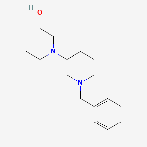 molecular formula C16H26N2O B7913277 2-[(1-Benzyl-piperidin-3-yl)-ethyl-amino]-ethanol 