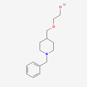 molecular formula C15H23NO2 B7913280 2-(1-Benzyl-piperidin-4-ylmethoxy)-ethanol 