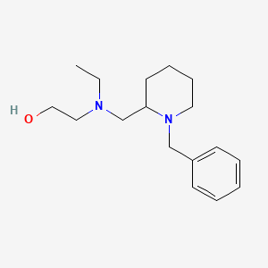 molecular formula C17H28N2O B7913296 2-[(1-Benzyl-piperidin-2-ylmethyl)-ethyl-amino]-ethanol 