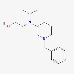 molecular formula C17H28N2O B7913309 2-[(1-Benzyl-piperidin-3-yl)-isopropyl-amino]-ethanol 