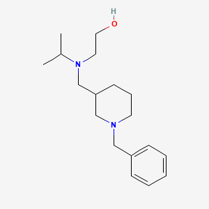 molecular formula C18H30N2O B7913327 2-[(1-Benzyl-piperidin-3-ylmethyl)-isopropyl-amino]-ethanol 
