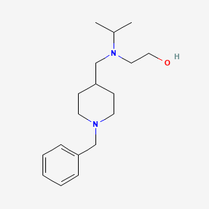 molecular formula C18H30N2O B7913334 2-[(1-Benzyl-piperidin-4-ylmethyl)-isopropyl-amino]-ethanol 