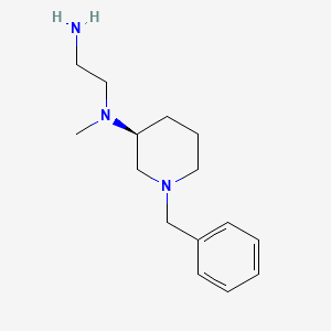 molecular formula C15H25N3 B7913367 (S)-N1-(1-Benzylpiperidin-3-yl)-N1-methylethane-1,2-diamine 