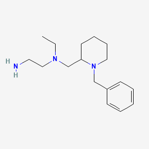molecular formula C17H29N3 B7913399 N1-((1-Benzylpiperidin-2-yl)methyl)-N1-ethylethane-1,2-diamine 