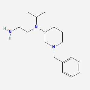 molecular formula C17H29N3 B7913409 N1-(1-benzylpiperidin-3-yl)-N1-isopropylethane-1,2-diamine 