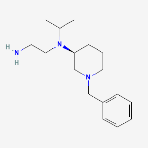 molecular formula C17H29N3 B7913412 (S)-N1-(1-Benzylpiperidin-3-yl)-N1-isopropylethane-1,2-diamine 