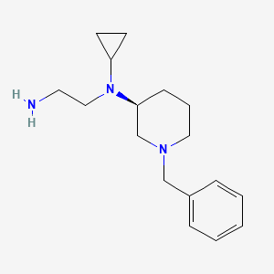 molecular formula C17H27N3 B7913431 (S)-N1-(1-Benzylpiperidin-3-yl)-N1-cyclopropylethane-1,2-diamine 