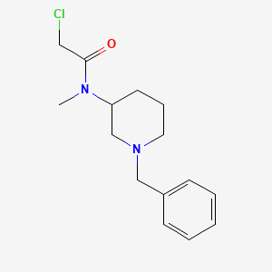 molecular formula C15H21ClN2O B7913466 N-(1-Benzyl-piperidin-3-yl)-2-chloro-N-methyl-acetamide 