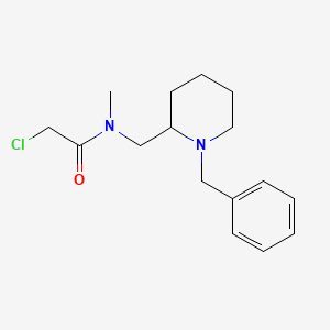 molecular formula C16H23ClN2O B7913483 N-(1-Benzyl-piperidin-2-ylmethyl)-2-chloro-N-methyl-acetamide 