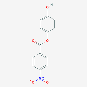 molecular formula C13H9NO5 B079135 4-羟基苯基 4-硝基苯甲酸酯 CAS No. 13245-55-1