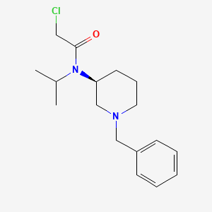 molecular formula C17H25ClN2O B7913515 N-((S)-1-Benzyl-piperidin-3-yl)-2-chloro-N-isopropyl-acetamide 