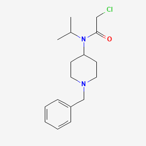 molecular formula C17H25ClN2O B7913520 N-(1-Benzyl-piperidin-4-yl)-2-chloro-N-isopropyl-acetamide 