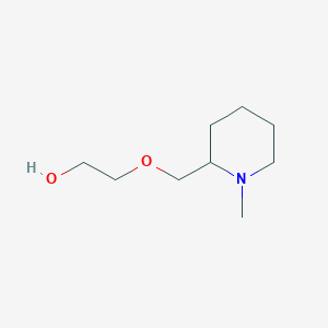 molecular formula C9H19NO2 B7913582 2-(1-Methyl-piperidin-2-ylmethoxy)-ethanol 