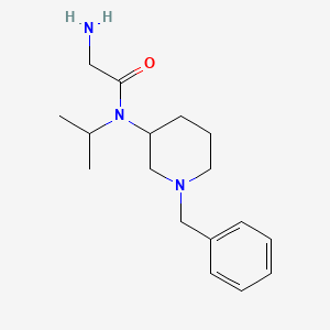 molecular formula C17H27N3O B7913631 2-Amino-N-(1-benzyl-piperidin-3-yl)-N-isopropyl-acetamide 