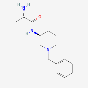 molecular formula C15H23N3O B7913673 (S)-2-Amino-N-((S)-1-benzyl-piperidin-3-yl)-propionamide 
