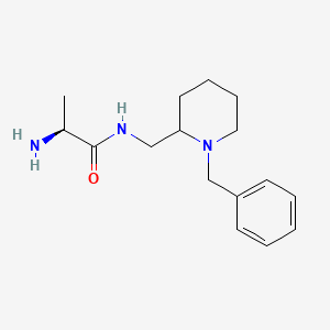 molecular formula C16H25N3O B7913680 (S)-2-Amino-N-(1-benzyl-piperidin-2-ylmethyl)-propionamide 