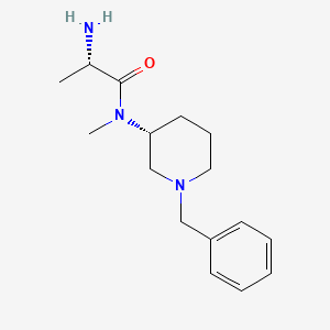 molecular formula C16H25N3O B7913693 (S)-2-Amino-N-((R)-1-benzyl-piperidin-3-yl)-N-methyl-propionamide 
