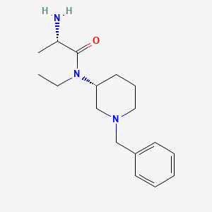 molecular formula C17H27N3O B7913723 (S)-2-Amino-N-((R)-1-benzylpiperidin-3-yl)-N-ethylpropanamide 