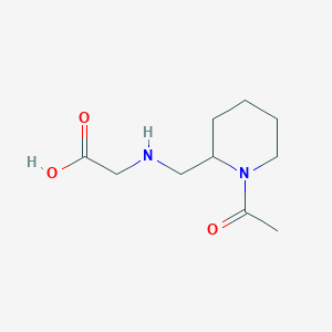 molecular formula C10H18N2O3 B7913744 [(1-Acetyl-piperidin-2-ylmethyl)-amino]-acetic acid 