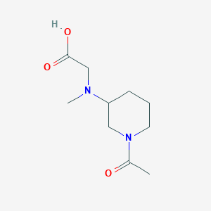 molecular formula C10H18N2O3 B7913757 [(1-Acetyl-piperidin-3-yl)-methyl-amino]-acetic acid 